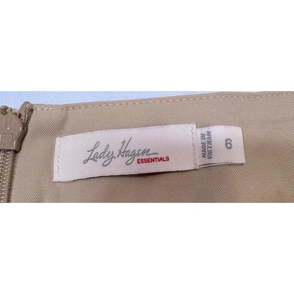 Lady Hagen Essentials Womens Golf Skort Size‎ 6 Khaki Tan Performance Activewear